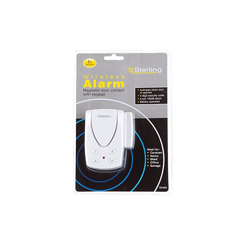 Sterling EA300 Magnetic Door Contact Alarm with Keypad