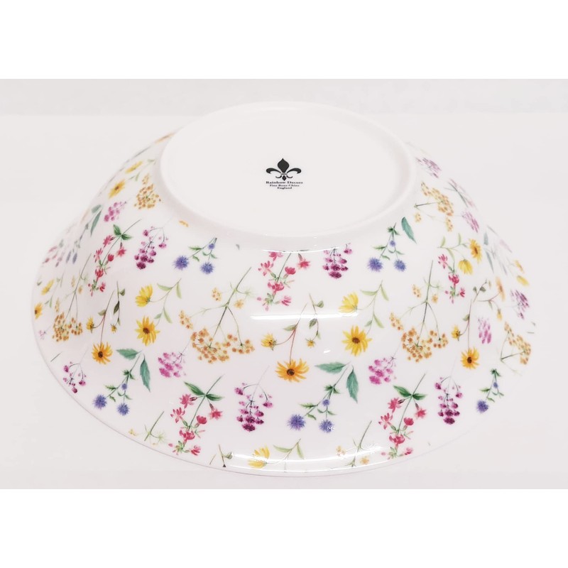 Rainbow Decors Meadow Flowers Large Bowl 9.5" 24 cm Fine