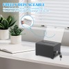 XPJBKC Lockable Acrylic Donation Box with Key, 16 x 12