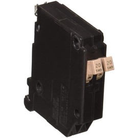 EATON CHT2020CS Cutler Hammer Circuit Breaker, 20 A, 120/240 Vac, 10 Ka, 14-8 Awg, 1 Poles, Plug-On Mount
