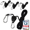 FENITEC Rope Ratchet 4 x Rope Ratchet Grow Accessories, Load