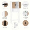 Spirich Over The Toilet Storage Cabinet, Farmhouse Over Toilet Bathroom