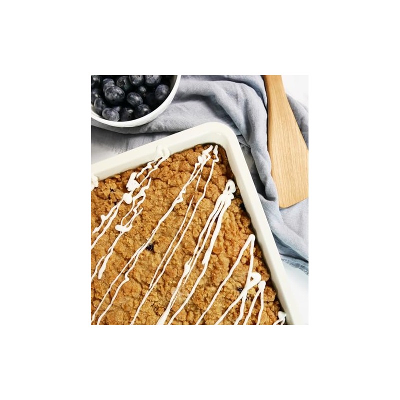 Kitchen Gear by USA Pan Nonstick Ceramic Rectangular Baking Pan,