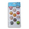 Happy Face 3D Stickers for Crafts, Scrapbooks - Expressions Emotions