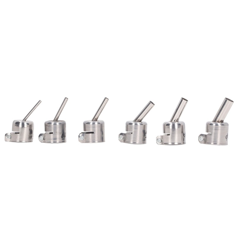 6Pcs 850 Heat Gun Nozzle Kit Aluminum Alloy 3 4
