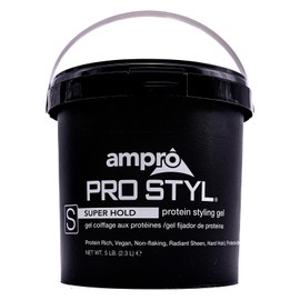 Ampro Pro Styl Gel - Fortalece tus hebras - Fórmula vegana - Sujeción flexible para todo tipo de cabello - Sujeción máxima - 142 g