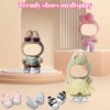 3 Sets Mini Doll Shoes Accessories Pink Shoes for 17cm