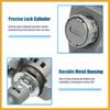 Partuto 1 Set Front Door Lock Cylinder Set Kit with