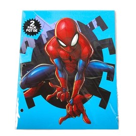 Making the Grade Spider Super Hero Folders - Set of Two 3-Hole 2-Pocket Portfolio Folders