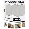 Niwaes Chinchilla Lava Ledges Rat Climbing Platform 4 Pack Pumice