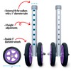 Top Glides Heavy Duty Bariatric 5" Walker Wheel Kit with