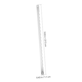 ULTECHNOVO 12 Pcs Stainless Steel Bread Saw Blades Replacement Serrated Blades for Precision Cutting Tidy Slicing Bread Cutting Equipment