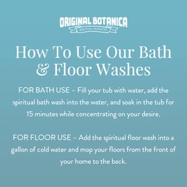 Original Botanica Success Bath and Floor Wash Spiritual Cleansing Negative Energy Protection Herb Purification, to Attract Good Luck and Prosperity, 8oz