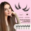 Kit De Cat Eye Pestañas,8-18mm,extensión De Pestañas