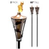 Matney Outdoor Metal Patio Torches – Use for Deck, Patio,