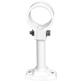 Kouei Kasei KFBS23-1520 Resin Pipe Clamp Bracket Set, 1.5 inches (38 mm), 3.4 gal (100 L), Wall Fixing Bracket, Fall Prevention, Cutable, White