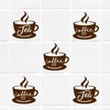 Coffee Cup Tile wall Sticker for Kitchen, Tea Cup wall