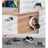 Controller/Headset Holder, Foldable Headphone Holder Wall, Universal Headphone Hook for