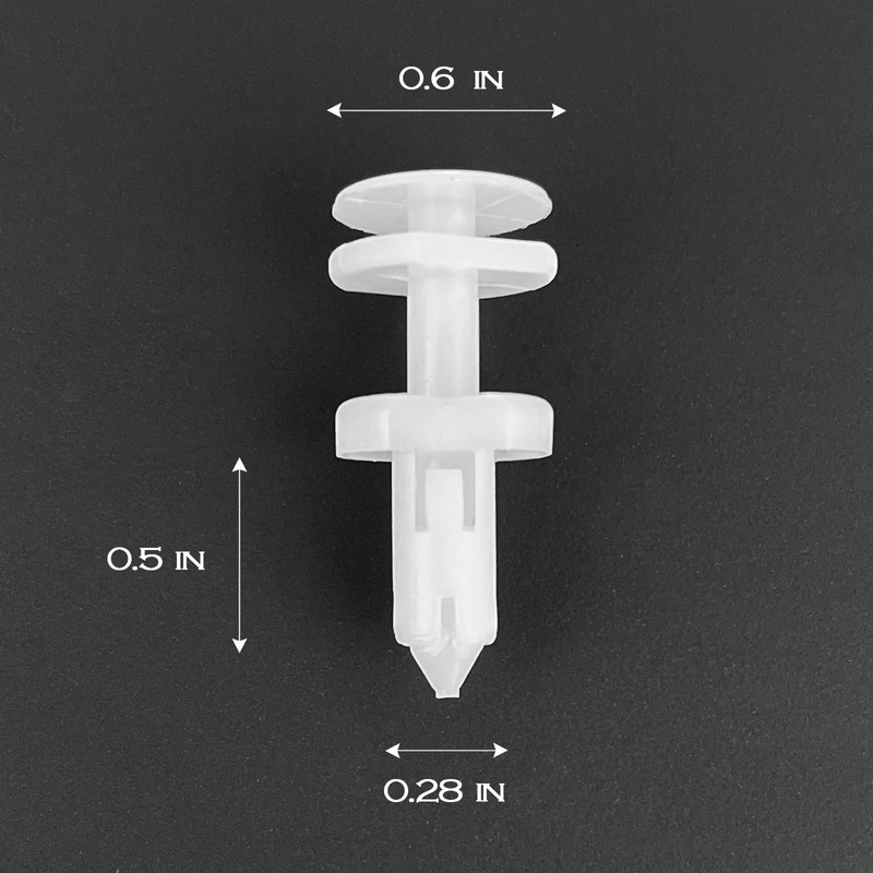 Xislet 101-Pcs GM Door Panel Retainer Clips Included Plastic Fastener