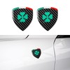 2pcs Universal Sticker Emblem Compatible with Alfa Romeo 147 GT