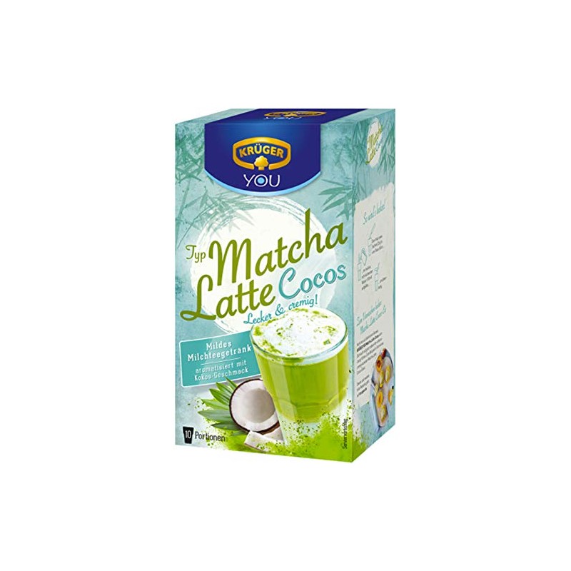 Matcha Latte Coconut Drink - Krueger You 250 g, Krüger