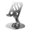 JUEJUEZI Foldable Cell Phone Stand, Metal Portable Phone Holder, Fully
