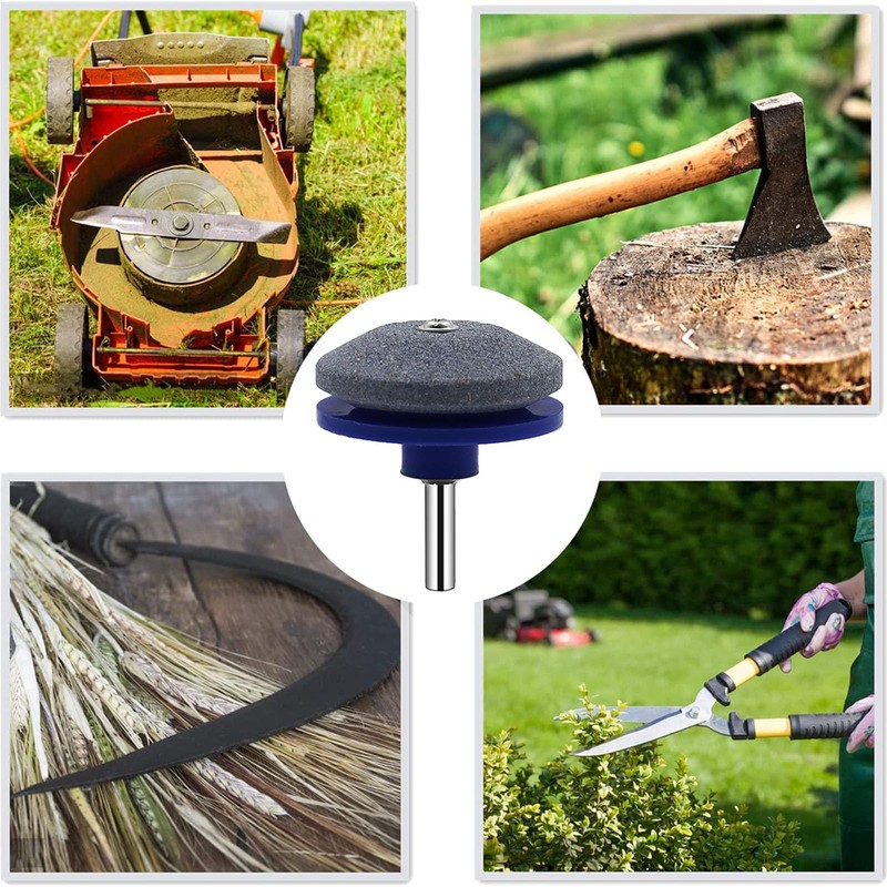 Ruspela Lawnmower Blade Sharpener 5 Pack Multi-Sharp Grinder Wheel Stone