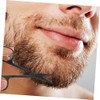 Kit Aseo Hombres Tijeras Barba Acero Inoxidable Peine Peluquería Bolsa