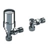 Danfoss RAS-D2 Angle TRV and Lockshield 8/10/15MM-013G6016 for Two-Pipe Domestic