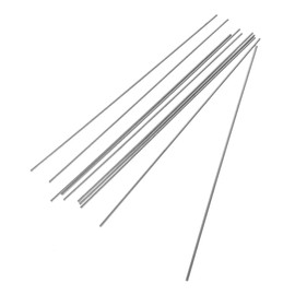 KICHOUSE 10pcs Fixed Steel Rod Knitting Blocking Starter Pins Peg Large Crocheting Wire Rod Beginners Rods Supplies Crochet Tension Crochet Pin Yarn Crochet Board Stainless Steel