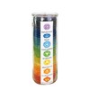 VELADORA 7 CHAKRAS | ARMONÍA, BIENESTAR, MEDITACIÓN, VELA AROMÁTICA DE