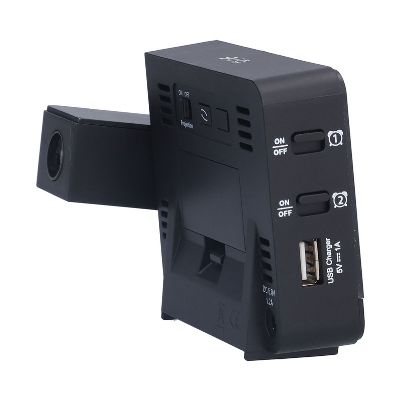180° Rotation Projection Alarm Clock USB Powered LED Digital Clock