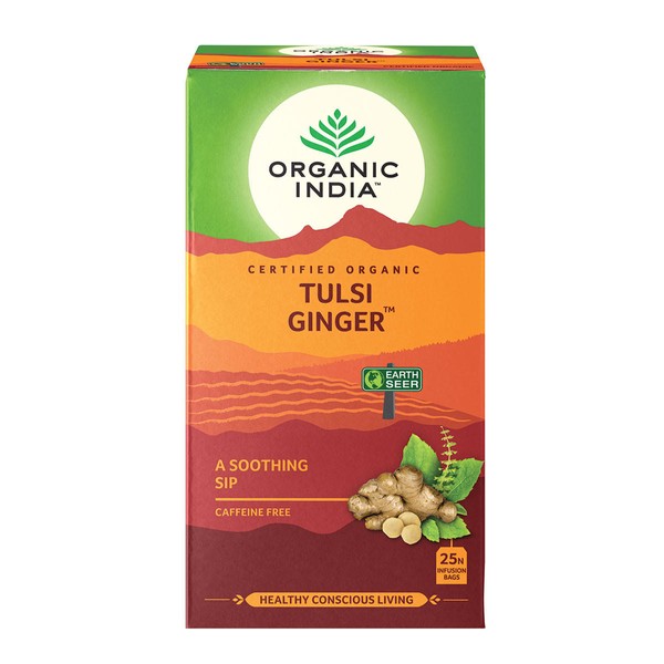 Organic India Tulsi Ginger Tea - 25 infusion bags