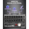 STRICH EQ Pedal for Electric Guitar,10-Band Equalizer Effects Pedal, Equalizer