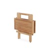 Yardgrace Teak Wood Patio Side Table, Square Folding Outdoor Side
