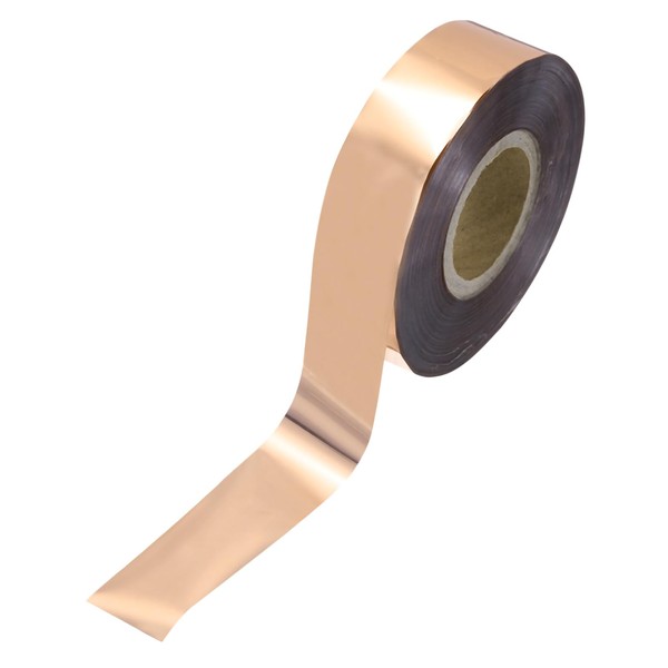 MECCANIXITY Heat Foil Transfer Paper, 0.8"x394ft Metallic Deco Foil Paper