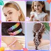 LWAIX Beads Set Approx. 646 Pieces for Threading Bracelets DIY