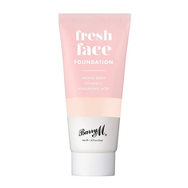 Barry M Cosmetics Fresh Face Light Liquid Foundation with Hyaluronic Acid and Vitamin C - Shade 1