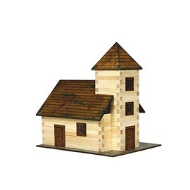 Walachia 8594036430129 No 12 Gauge Model Railway 1/LGB Church Wood Model Kit 1: 32