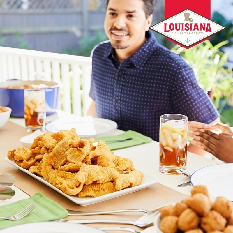 Louisiana Fish Fry - Seasoned Fish Fry Mix 10 Ounce
