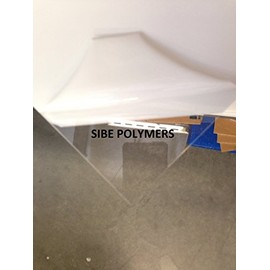 SIBE-R PLASTIC SUPPLY - CLEAR 16"x32", 1/2" ACRYLIC PLASTIC SHEET