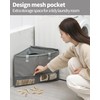 Wanapure 2 Pack Rigid Hanger Organizer, Triangle Storage Bin with