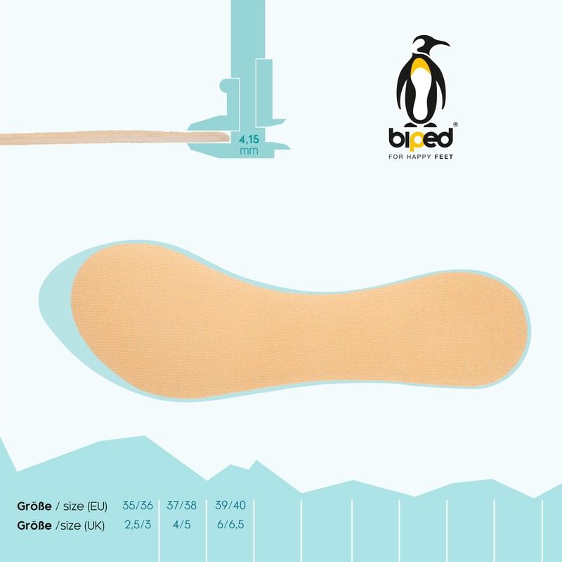 bipedGel Insoles for Pumps & High Heels z1006 (6-6.5)