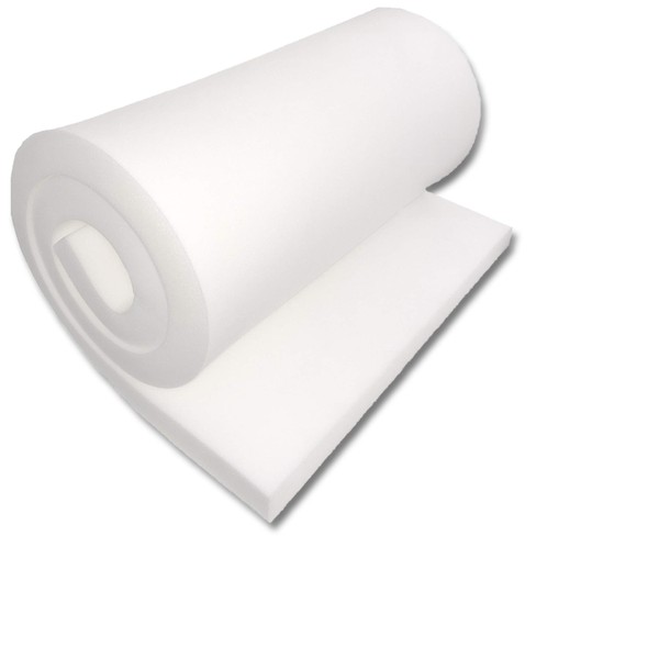 FoamTouch high densiy 2x18x120 Upholstery Foam, White