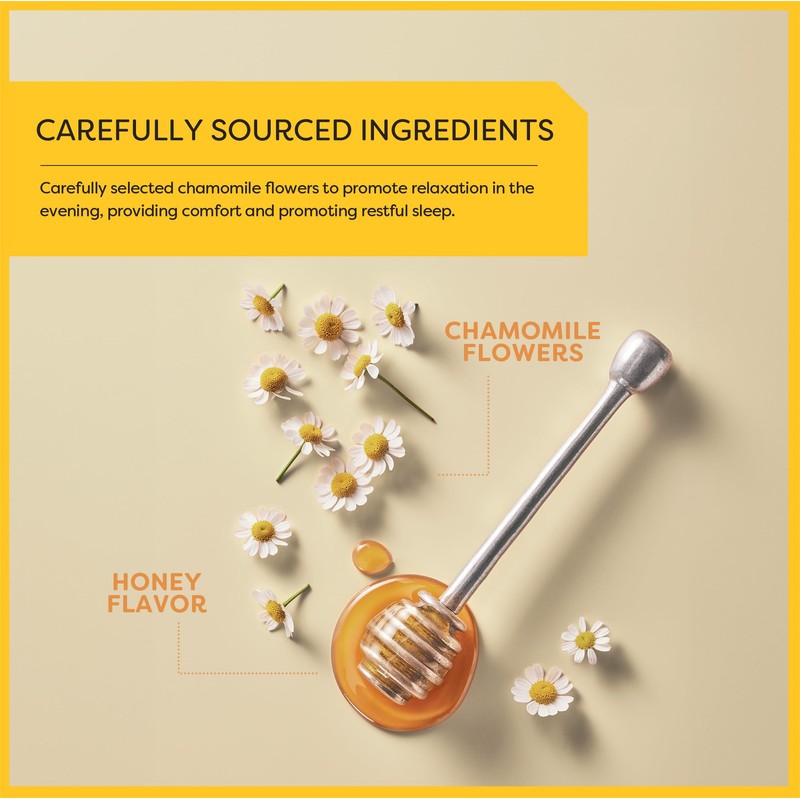 Wissotzky Chamomile & Honey Herbal Tea, (3 Pack - 60
