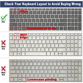 Keyboard Cover for 2025 2024 HP Laptop 15.6" 15-fc 15-fd Series 15z-fc000 15t-fd000 15t-fd100 15-fd0023dx 15-fd0005dx 15-fc0025dx 15-fc0245dx & Pavilion 16 Laptop 16-ab 16-af 16t-ab 16t-af 16-ag