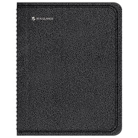 New-AT-A-GLANCE 760605 - QuickNotes Recycled Monthly Planner, Jan.-Dec, Black, 8 1/4 x 10 7/8 - AAG760605