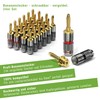 conecto CC50644 Banana Plugs High-End Professional (100% Copper) for all