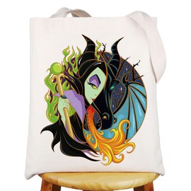 MYSOMY Villains And Dragon Tote Bag Villains Gifts Villains Shoulder Bag Villains Merchandise (Women TG UK)
