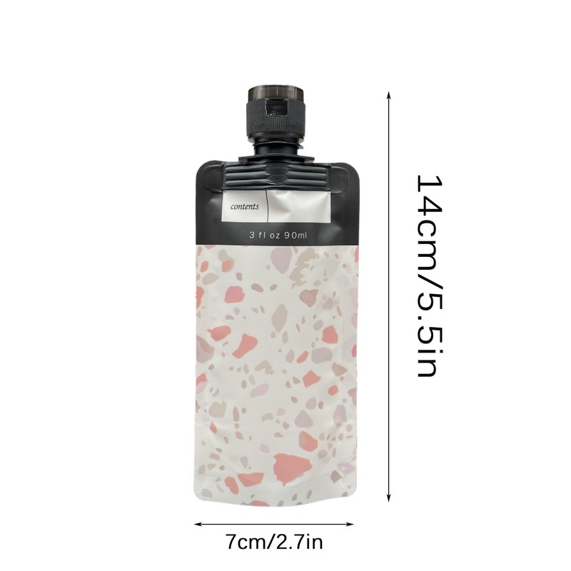 16Pcs Leak Proof Refillable Squeeze Pouches Travel Pouches,Refillable Travel Pouches